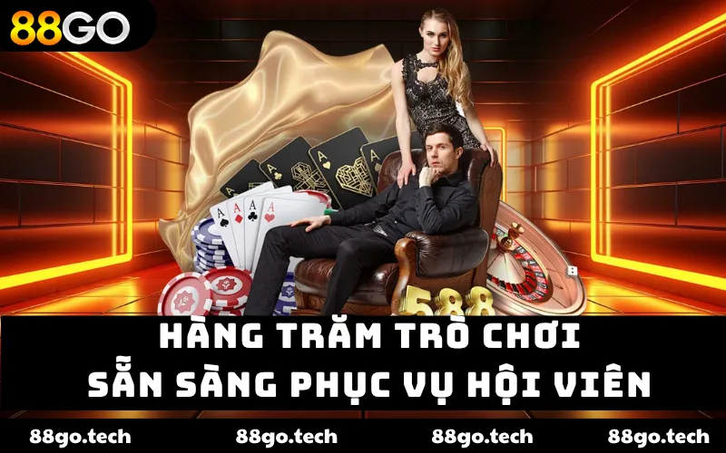 Hàng trăm trò chơi sẵn sàng phục vụ hội viên Hàng trăm trò chơi sẵn sàng phục vụ hội viên